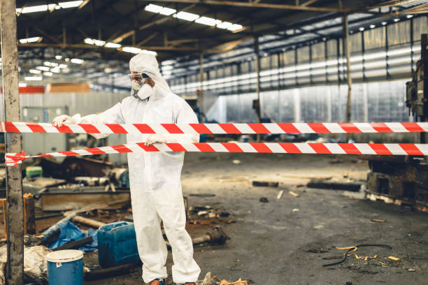 Professional Infectious Disease Decontamination technician working in Victoria, MN